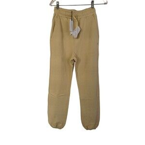 WeWoreWhat Off White lounge wear jogger sweatpants Size XS Color :Hay